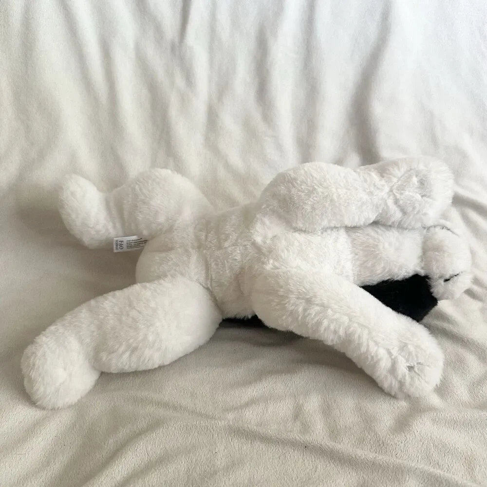 FAO Schwarz Boston Terrier French Bulldog Dog Plush Black White Puppy 14”
